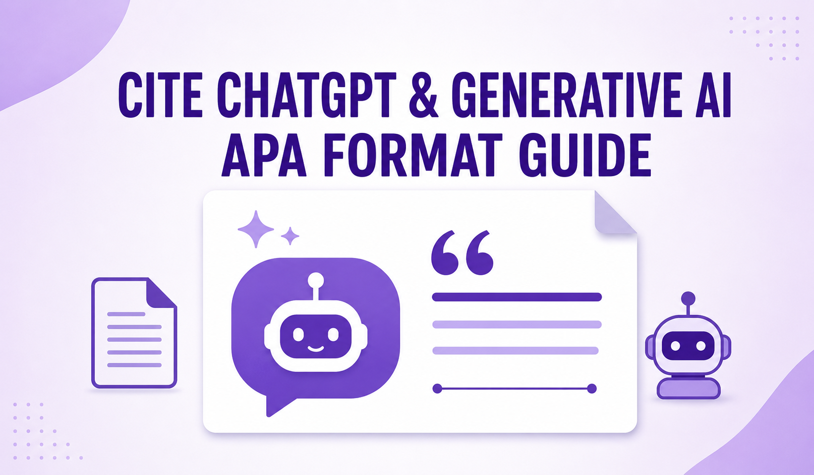 How to Cite ChatGPT and Generative AI in APA Style