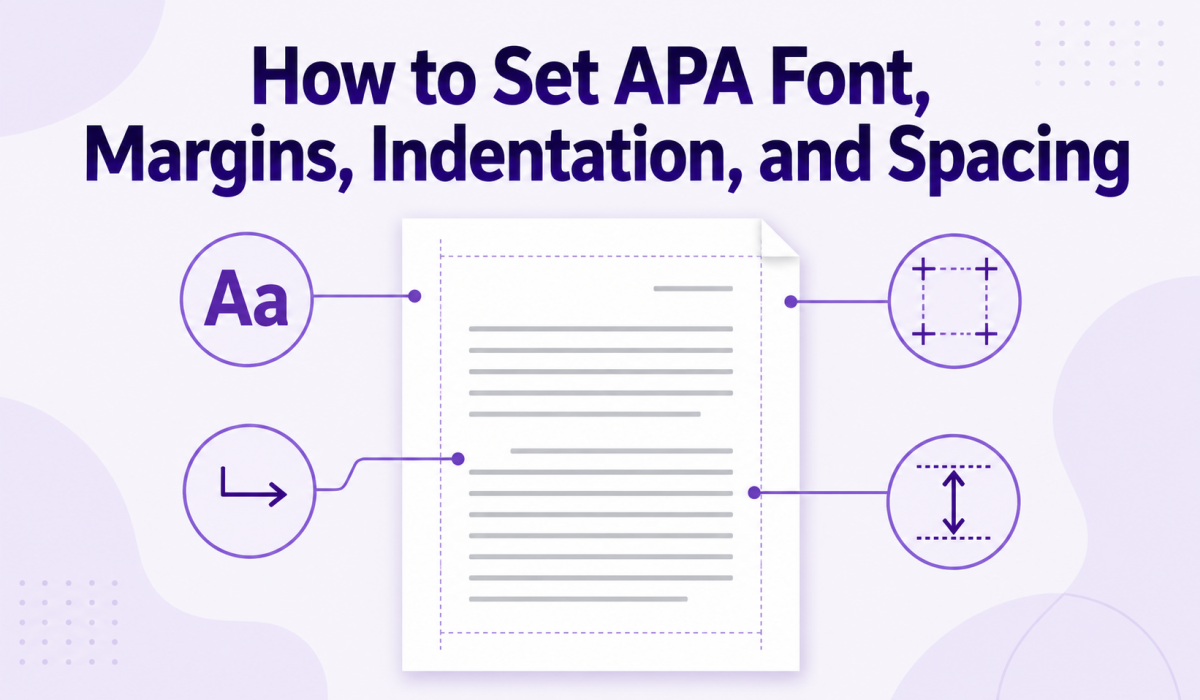 How to Set APA Font, Margins, Indentation, and Spacing